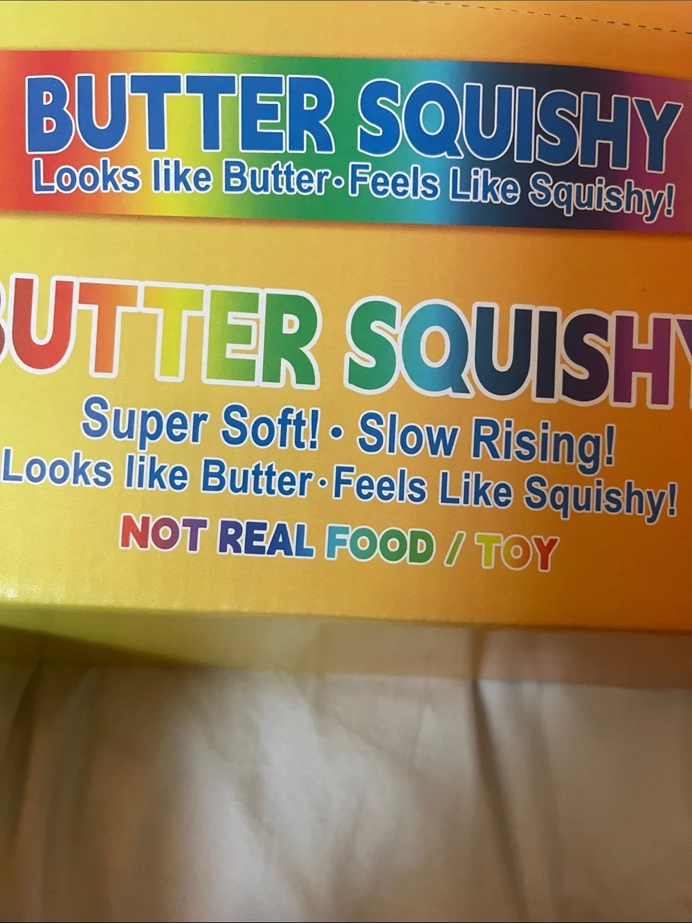 Rainbow Butter Squishy case- Multicolor super soft, slow rising nwt 11 sticks
